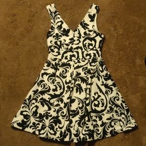 Black and white dress